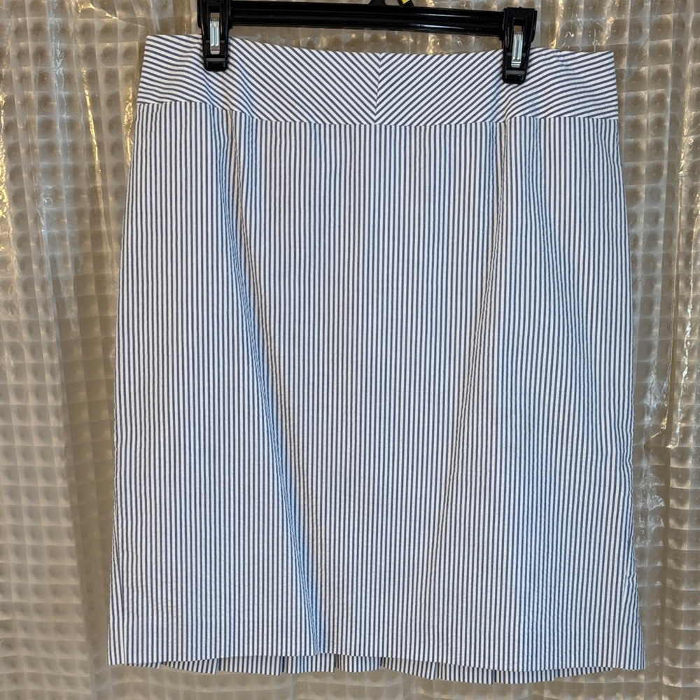 Seersucker skirt